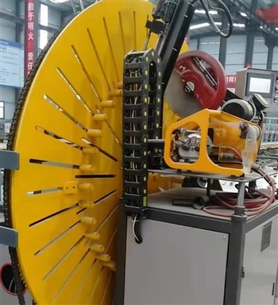 Çelik çubuk yüzük bükme makinesi